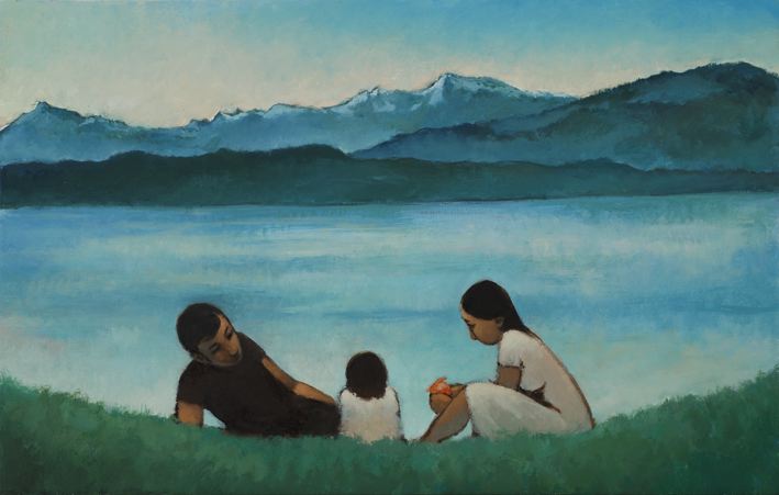 Picknick in Rolle, Genfer See